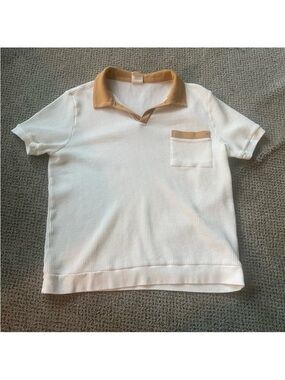 Dandy Del Mar The Cannes Waffle Knit Polo - Like New